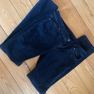 London jean black corduroy pants, 8
